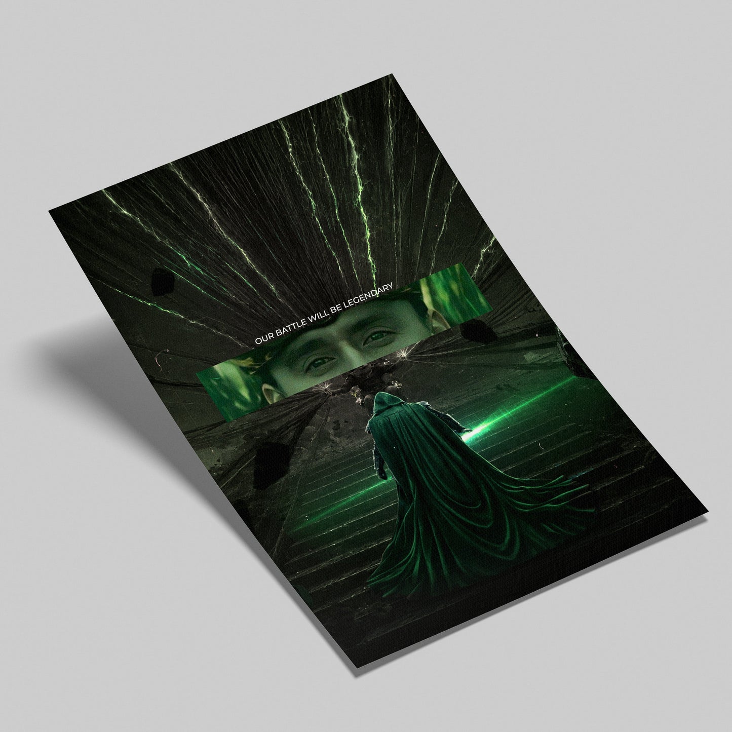 Doomsday Loki Wall Poster | Dark Marvel Villain Art