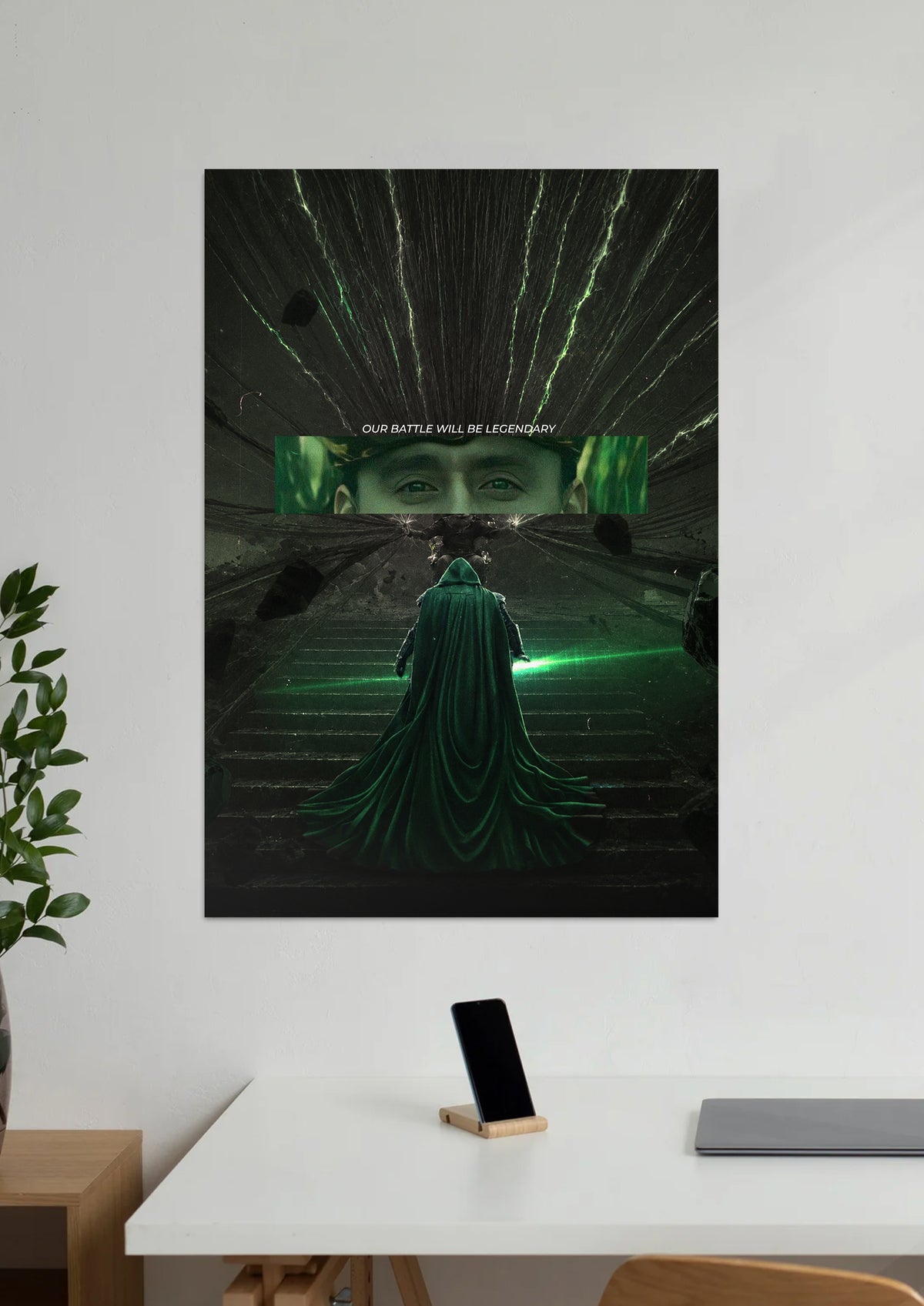 Doomsday Loki Wall Poster | Dark Marvel Villain Art