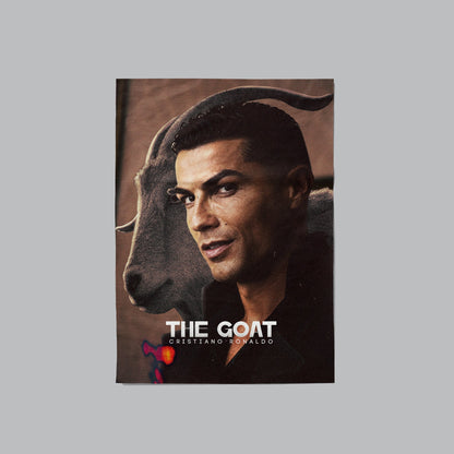 The GOAT Cristiano Ronaldo Wall Poster | Football Legend Art
