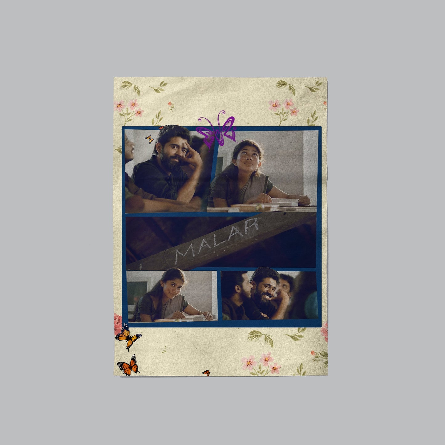 Premam – Malayalam Cinema Collage Poster